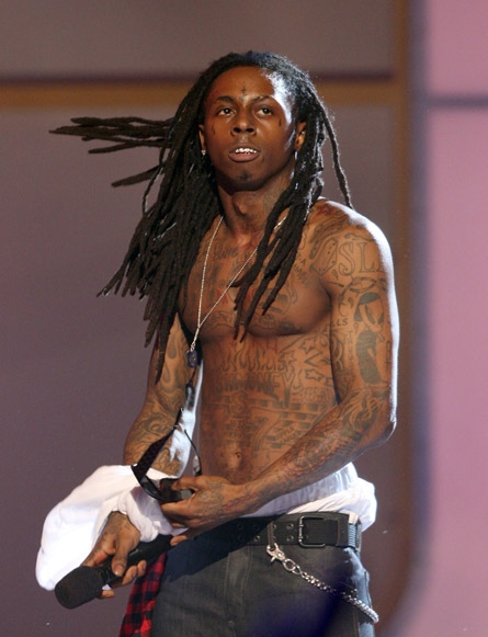 Lil Wayne Shirtless - Naked Black Male Celebs.
