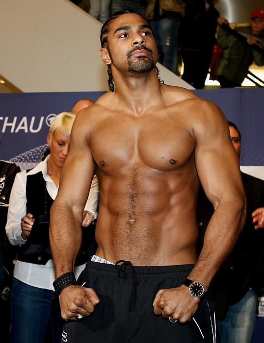 Shirtless Professional Boxer David Haye Naked Black Male Celebs