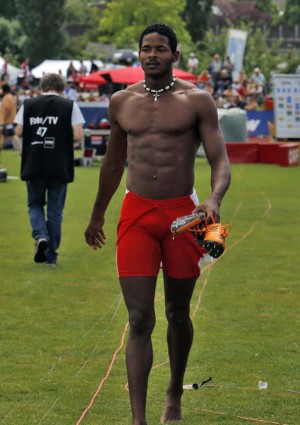 Cuban Decathlete Yordanis Garcia Shirtless - Naked Black 