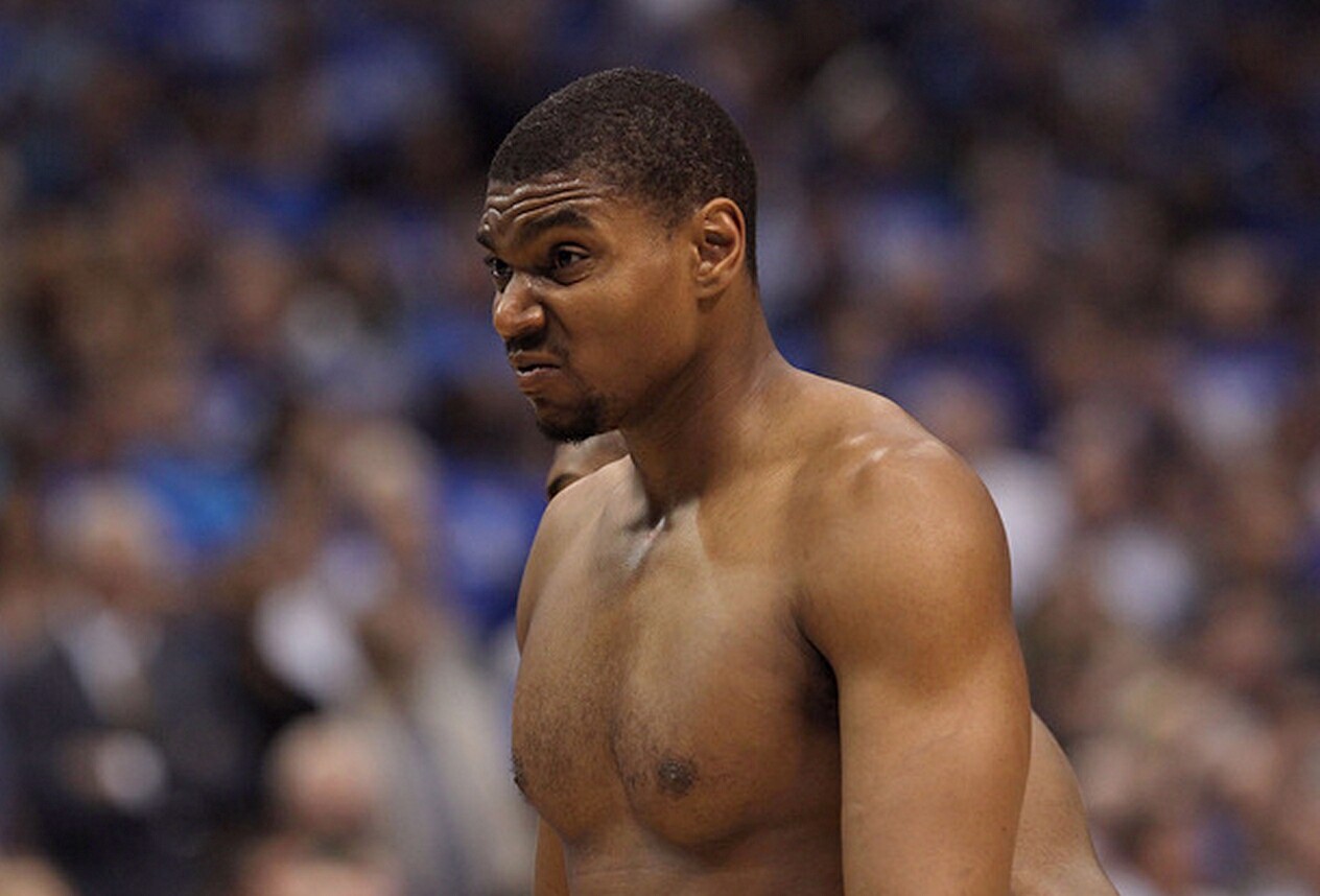 Andrew Bynum Shirtless